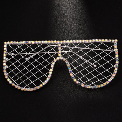 Rhinestone Frameless Party Glasses – Sparkle Vibes